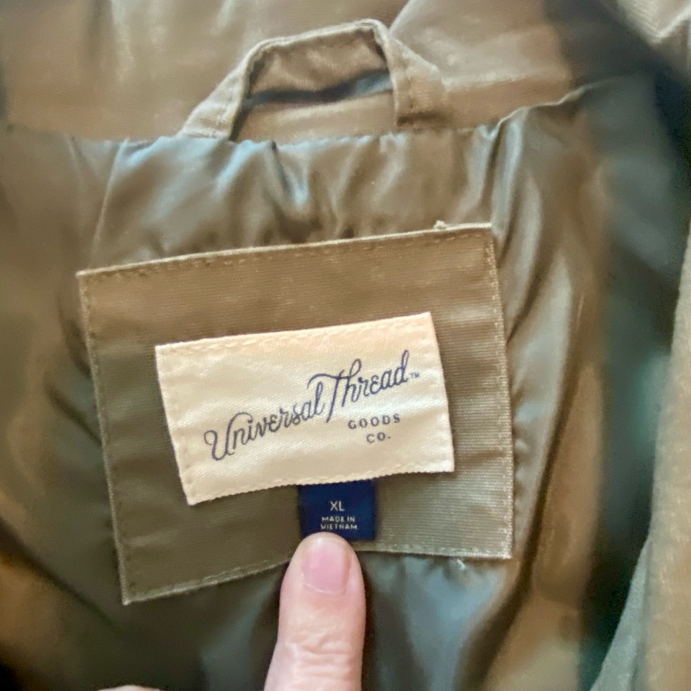 Universal Thread Olive Green Utility Jacket Size … - image 3